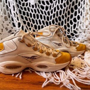 Reebok Question Mid Yellow Toe Kobe Bryant Sneakers - Y2K Originals